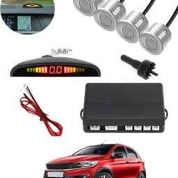 peeps store Universal 4 Silver Reverse Parking Sensor-PS25N682 Universal 4 Silver Reverse Parking Sensor-PS25N682 Parking Sensor-picture-16