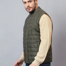 cantabil Men Self Design Casual Jacket image 3