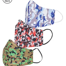 Zastraa Adults Pack of 3 Reusable 3-Layers Outdoor Masks-picture-14