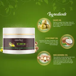 COROnation Herbal Olive & Macadamia Hair Mask 200 gm image 3