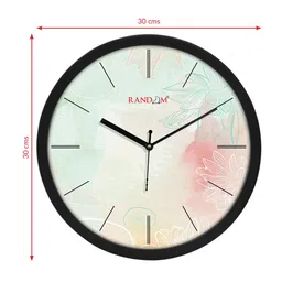 random Tic Toc Multicolour Plastic Wall Clock image 4