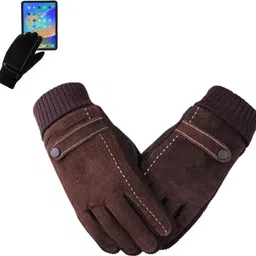 reffer Solid Winter Men Gloves-picture-18