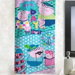 pappa pig Cotton 350 GSM Bath Towel image 1