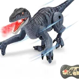ritesh Remote Control Dinosaur Toy Walking & Roaring Velociraptor image 1