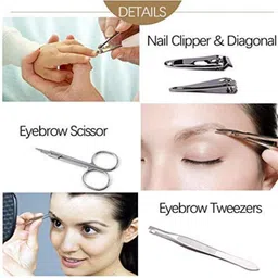 nkb 7 in 1 Pedicure & Manicure Home Utility & Travel Accessories Kit Set image 5