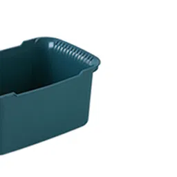 MARKET99 Blue Solid Multipurpose Portable Storage Basket image 3
