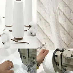 Textile and Beyond Black Jute Tote Basket image 3