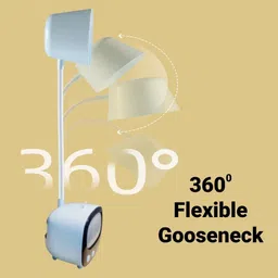 whitemen Study Table Lamp Rechargeable Desk Lamp with USB Charging for Student for Study Study Lamp image 4