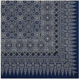 indhome life 210 TC Cotton Single Geometric Flat Bedsheet image 3