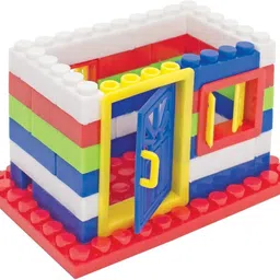 zokato Sweet Home Junior Colorful Interlocking Blocks for Kids image 2