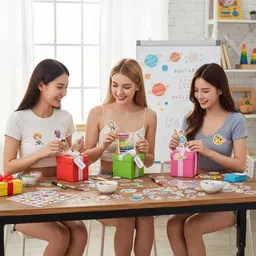 super easy 1 cm Scrapbooks Puffy Sticker Combo Assorted Cartoon for Kids Creative Craft Making Self Adhesive Sticker image 3