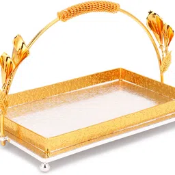 international gift Aluminium Decorative Bowl Luxury Basket Tray – Perfect for Dry Fruits, Snacks & Gift Hampers-picture-38