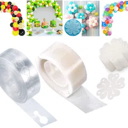 grandshop Balloon Arch Garland Decorating Set Include Arch Strip Glue Dot and Flower Clips (NO Balloons)-picture-41