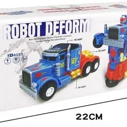 goyal's Automatic Super Speed Deform Robot Truck Toy With Music and Lights image 5