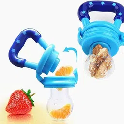upkaranwale Silicone Food and Fruit Nibbler/Feeder with Extra Silicone Mesh ( Multicolour ) - Silicon-picture-27