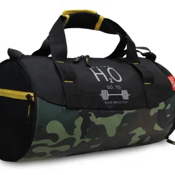 sfane 21 L Gym Duffel Bag - Trendy Gym Duffel Bags Men & Women Sports Gym Bag Duffel Bag - Yellow, Black-picture-21