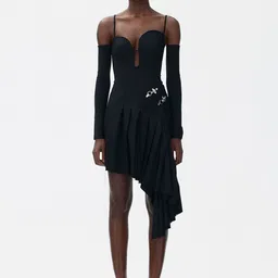 H&M Wool-Blend Asymmetric Skirt-picture-36