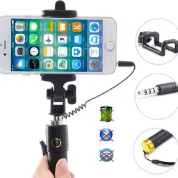 Sharp beak UNIVERSAL WIRED HANDHELD MONOPOD FOR PHONE HOLDER OR PHOTOGRAPHY VIDEO RECORDING YOUTUBE REELS & CAPUTURE EVERY SPECIAL MOMENT Cable Selfie Stick-picture-25