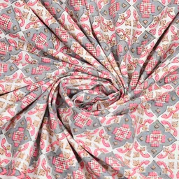 texstylers Cotton King Flat 210 TC Abstract Bedsheet image 2