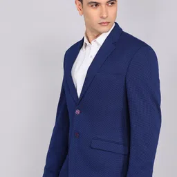 raymond Men Self Design Single Breasted Formal Blazer image 3