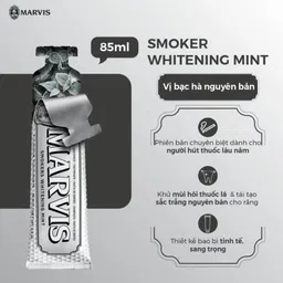marvis SMOKERS Whitening Mint Toothpaste ORIGINAL Toothpaste image 2