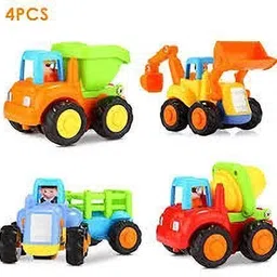 vihu FK_Hola 326 Engineering Vehicle Toys Friction Powered Car - Colorful-picture-37