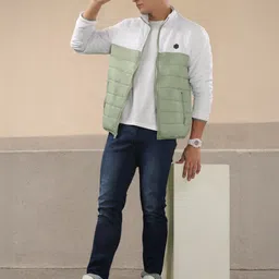 dollar Men Colorblock Bomber Jacket image 3