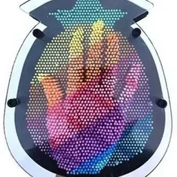 bestie toys Pineapple Shape 3D Pin Art Sensory Toy Needles Pin Impression Toy Intellectual F Educational Board Games image 2