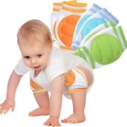 sbts Breathable Comfortable Knee Cap for Kids_436 Multicolor Baby Knee Pads image 3