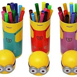 shuang you Pencil Box Cartoon Art Plastic Pencil Boxes image 5