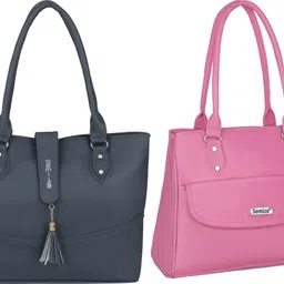 semiize Women Grey, Pink Shoulder Bag-picture-14