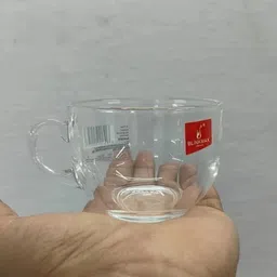 Pack of 2 Glass BLINKMAX Transparent Tea Cup Coffee Cup Set of 6 Made of Glass 150 ml-image-3