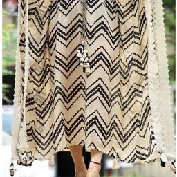 wawlooks Chevron Rayon Women Kaftan image 4