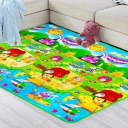 teakwood Plastic Baby Play Mat image 3