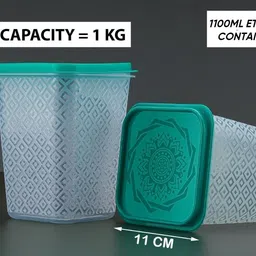 shiva ansh Plastic Grocery Container- 1000 ml image 2