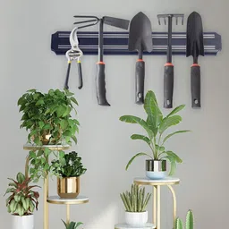 shreenath enterprise Shreenath's Brand New Wall Mount Magnatic Knife Storage Holder (33 Cm) Chef Rack Strip Utensil Kitchen Tool Kitchen Organizer Magnet ( Pack of 1)( Black ) Kitchen Organiser Magnet Pack of 1-picture-16