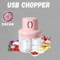 frony Electric Chopper, Rechargeable Chopper for Kitchen Vegetable & Onion Garlic D108 Electric Vegetable & Fruit Chopper-picture-16