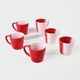 storepedia Pack of 12 Ceramic Tea Cups Set of 12 150ml Coffee Cup & Coffee Mug Set for Home, Office & Kitchen-picture-19