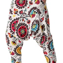 whitewhale Printed Cotton Men Harem Pants image 4