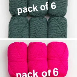 12Pcs Soft Wool Yarn Balls For Knitting & Crochet-image-4