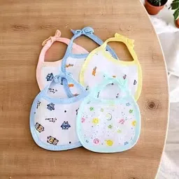 goyoo SnuggleTots Round Shape Baby Bibs – 0-2years-Pack of 5-picture-20
