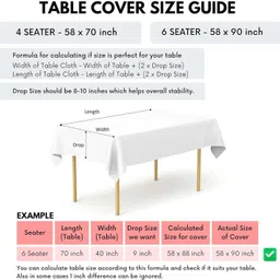 decorian Geometric 4 Seater Table Cover image 5