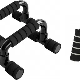 pheonix Combo Of Push Up Stand With Foam Hand Gripper For Gym Workout Fitness Accessory Kit Kit-picture-15