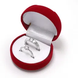 blueshine Adjustable Couple Ring for lovers in Silver valentine gift proposal Finger Rings Alloy Cubic Zirconia Sterling Silver Plated Ring Set-picture-17