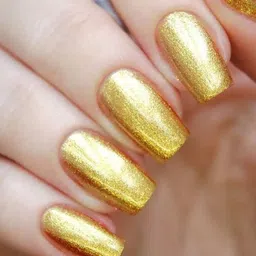 florero Golden High-Shine Long & Lasting Professional Nail Polish Shimmer Gold image 3