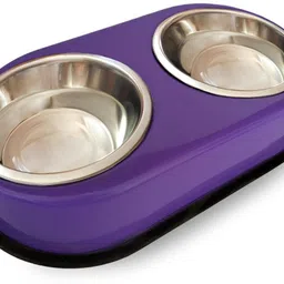 foodie puppies Plastic, Stainless Steel Pet Bowl-picture-23
