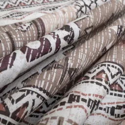 threads Multicolor Abstract 400 TC Cotton Super King Bedsheet image 3