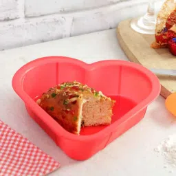 hazel Red Silicone Small Heart Shape 7.5 Inch Cake Mold image 1