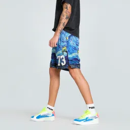 puma Dylan Exhibit 7" AOP Basketball Shorts image 2