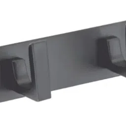 netaji IronGrip UltraMount 4X Premium Wall Hanger – Matte Black Edition Aluminium Coat Hanger For Coat image 1